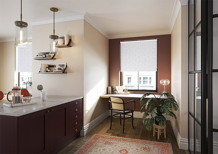 Laurel Leaves, Grape - Twist&Fit Roller Blind - Image 7